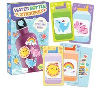 Peaceable Kingdom Regalo del día de San Valentín para niños, divertidos recuerdos de fiesta para el aula, relleno de bolsas de regalo, calcomanía para botella de agua de San Valentín