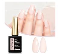 PEACECOLOR 15ml Pintauñas Semipermanentes Esmalte Semipermanente Rosa Nude Duradero Fácil De Aplicar Ideal Para Uso Diario Oficina Y Bodas Para Principiantes Y Salones