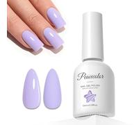 PEACECOLOR Esmaltes Semipermanentes para Uñas Morado Claro, Light Purple Lila Pintauñas Semipermanentes UV/LED Nail Art Manicure Regalo