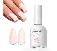 PEACECOLOR Esmaltes Semipermanentes para Uñas Nude, 10ML Pintauñas Semipermanentes Gel Nail Polish UV/LED para Principiantes Manicura