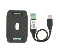 PeaceFair PZEM003 Voltaje CC Corriente de energía Consumo de energía Módulo de comunicación Medidor de vatio de alta precisión para sistemas solares Monitoreo de la batería (PZEM-003+USB a 485 módulo)