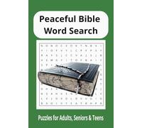 Peaceful Bible Word Search Puzzle Book: Word Searches with Easy to read print about Bible, Peace of mind, 100 Inspirational Psalms and more | 6x9 ... for Vacations, Holidays and Free Times