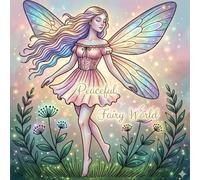 Peaceful Fairy World: A Relaxing Coloring Book for Adults Featuring Elegant Fairies, Floral Magic, and Stress-Relieving Designs
