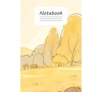 Peaceful Landscape Notebook: Soft Pastel Nature Cover, 100 Lined Pages, with Calming Countryside Illustration - Perfect for Journaling, Writing, Notes, or Creative Reflection