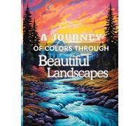 Peaceful Landscapes: A Relaxing Nature Coloring Book for Adults