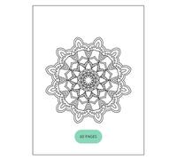 Peaceful Mandalas Coloring Book for All Ages: 60 Pages of Mindful and Joyful Designs.: A perfect mix of simple and intricate mandalas to spark creativity in all ages.