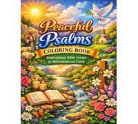 Peaceful Psalms Coloring Book: Inspirational Bible Verses for Relaxation and Faith