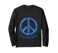 Peaceful Soul Nature Inspired Aesthetic Blue Peace Symbol Manga Larga
