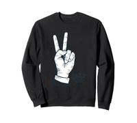 Peaceful Soul Nature Inspired Aesthetic Graphic Peace Symbol Sudadera