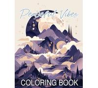 Peaceful Vibes coloring book for mindful reflection: Uplifting artwork with themes of positivity and renewal, designed to help restore emotional balance and encourage a mindset of gratitude and hope