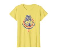 Peacemaker Peace out Stamp Camiseta, Mujer, Limón, XS