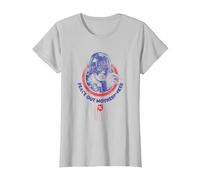 Peacemaker Peace out Stamp Camiseta, Mujer, Plata, S