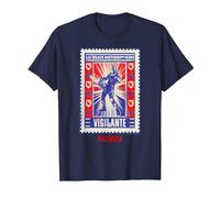 Peacemaker Vigilante Eat Peace Poster Camiseta, Hombre, Azul Marino, L