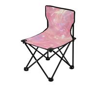 Peach Candy Star - Sillas de campamento plegables para adultos, silla plegable ultraligera con bolsa de transporte, silla al aire libre para viajes de picnic