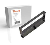 Peach Cinta de nailon para Epson ERC 35, 13 mm/8 m, color negro