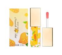 Peach Color Changing PH Set de brillo de labios tintado para mujeres y niñas, brillo de labios, bálsamo, tinta, mancha, esmalte de labios, paquete de 2,5 ml (E, A)
