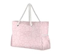 Peach Crack - Bolsas portátiles con cremallera y bolsillos laterales para mujer con bolsillos con cremallera