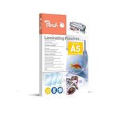 Peach Laminating Pouches A5 - Carteras de plastificarpara las plastificadoras calientes, 125 micron, 100 hojas