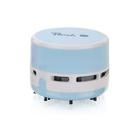 Peach Mini aspiradora PA105 - Funciona con 2 pilas AA - Alta potencia de succión - Azul
