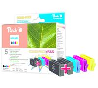Peach Paquete Combinado Chip Compatible con HP No. 364XL