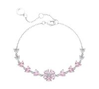 Peach Peach You Cherry Love Delicada Minoría Femenina Luz Dulce Joyería de Mano para Enviar Reloj Digital Pequeño, talla única, Metal, No es una piedra preciosa