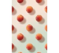 Peach Perfect Notebook by The Yvelle Edit: Unruled 180 pages cute notebook | 6x9 inches | A5 Notebook