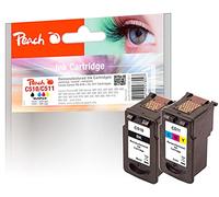 Peach PI100-220 cartucho de tinta Negro, Cian, Magenta, Amarillo 14 ml 13 ml - Cartucho de tinta para impresoras (Tinta a base de pigmentos, Negro, Cian, Magenta, Amarillo, Canon, - Pixma MP 230 - Pixma MP 235 - Pixma MP 240 - Pixma MP 250 - Pixma MP 260 - Pixma MP 270 -..., PG-510, CL-511, 14 ml)