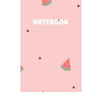 Peach Pink Watermelon Notebook - Cute Fruit Journal for Girls & Teens | Aesthetic Summer Stationery: Fun Lined Notebook with Watermelon Slice Pattern ... Matte Cover | Ideal for School or Journaling