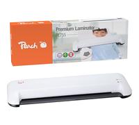 Peach PL755 - Laminador DIN-A3, listo para usar, adecuado para láminas estándar, 1½ páginas por minuto, incluidas 10 láminas laminadas, laminación en caliente y en frío