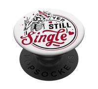 Peach Please I'm Single Romantic Vibes PopSockets PopGrip Adhesivo