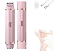 Peach Please Razor, Peach Please 3.0 Dual Head Shaver, 2 in 1 Women Electric Shaver, Painless Hair Removal, Wet & Dry for Pubic Hair, Legs, Underarms (Pink)
