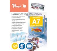 Peach PP 525-05 Laminierfolien A7, 125 mic, 100 Stück