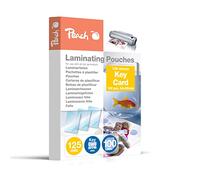 Peach PP 525-09 Laminierfolien Key Card, 64 x 99 mm, 100 Stück, 125 mic