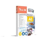 Peach PP525-04 100pieza(s) - Plastificador (Transparente, Brillante, A6, 0,125 mm, 100 pieza(s))