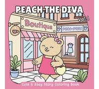Peach The Diva Vol.1: Cute & Easy Story Coloring Book