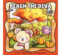 Peach The Diva Vol.3: Cute & Easy Story Coloring Book