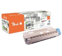 Peach Toner Cartridge for OKI 44318607 - Cyan