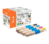 Peach Tóner de Ahorro PT1049, Compatible con Oki 46508712, 46508711, 46508710