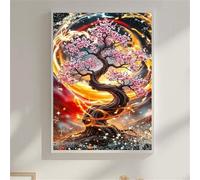 Peach Tree 200 Piece Jigsaw Puzzles for Adults, Colourful, Challenging & Brainteasing Adult Puzzles 200 Pieces Fantasy, Fun jigsaws for The Whole Family 14x10 Inch