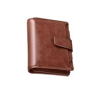 Peachloft Wallet, Peachloft Mens Wallet, PU Leather Multi-Card Holder Anti-Theft Wallets for Men, RFID Blocking Bifold Wallets (Brown)