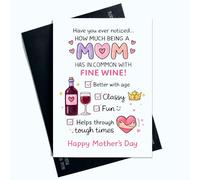 Peachy Antics Tarjeta divertida para el día de la madre con texto en inglés "Mum Have You Ever Noticed", tarjeta de tamaño A5 para mamá, regalo para ella, regalo para el día de la madre, SP446