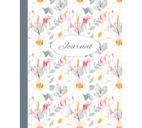 Peachy Pink Petal Journal | Romantic Floral Rose Writing Notebook, Diary, Sketchbook, Stationery | Perfect Elegant Gift for Women, Teens, Teachers, ... | 100 Wide Ruled Blank Lined Pages, 8 x 10"