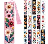 Peacoblue 30 pegatinas de transferencia UV DTF para marcapáginas, diseño floral, impermeables (sin marcapáginas en blanco) para plástico, metal