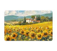 Peacoblue Adhesivo para tarjeta bancaria Tarjeta de crédito y débito Funda protectora personalizada Paisajes de girasoles, 4 estilos Resistente al agua y a los arañazos y atractivo Adhesivo para la
