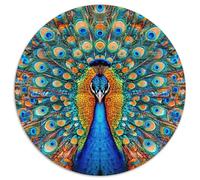 Peacock 1000 Pieces Jigsaw Puzzles For Adults Challenging Game Stress Relieving Entertainment Cultivate The Spirit of Teamwork for Adults and Kids, Age 12 Years Up 1000pcs (67.5x67.5cm)