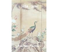 Peacock A5 Tax Year Planner 2026 - 2027 With Account Ledger: Oriental Financial Year Week To View Diary With Contacts and Password Reminder