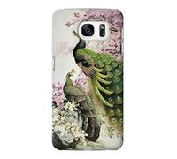 Peacock Chinese Brush Painting Funda Carcasa Case para Samsung Galaxy S7