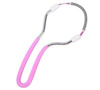 Peado de cola, herramienta de rosca de resorte de acero inoxidable de 4.1x2.1 pulgadas con agarre cómodo, quemador de cara manual portátil para mujeres labios superior, barbilla, mejillas y cuel