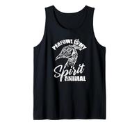 Peafowl es mi Animal Espiritual Camiseta sin Mangas