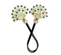 Peafowl Hair Bun Maker, Chinese Style Lazy Curler Tool, Elegant Hair Accessories, Fashionable Donut Shaper Hairs Accessory for Women Daily Styling or Celebrations, 13.78 inches